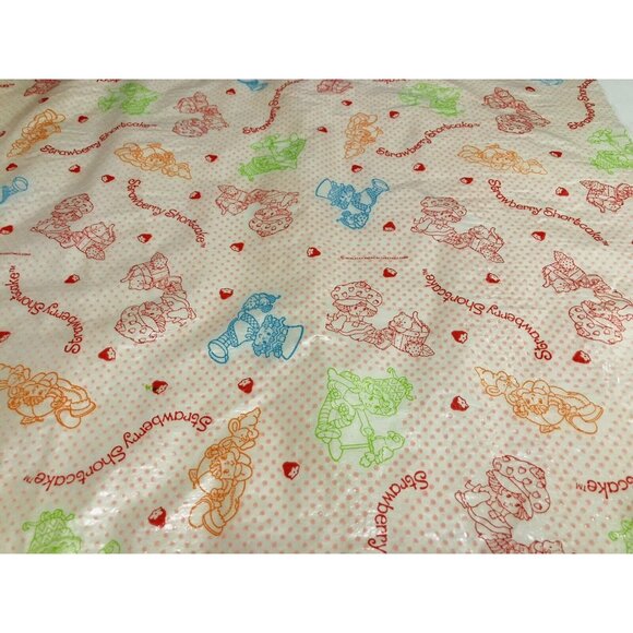 Vintage Strawberry Shortcake Drawer Liner 36" Fresh N Fluffy Polka Dot Design - Picture 3 of 4